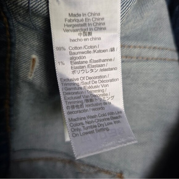 Madewell 90s Straight Utility Jean Size 31 Medium Wash - Picture 10 of 10